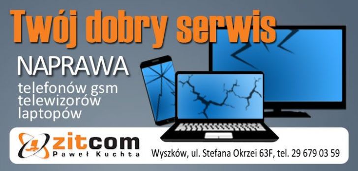 Zitcom - Naprawa telefonów, telewizorów, laptopów